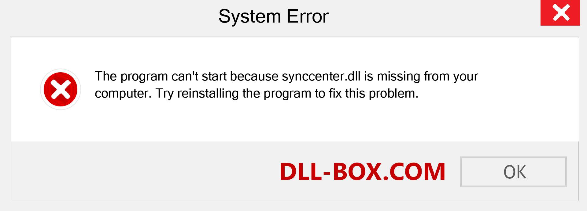  synccenter.dll file is missing?. Download for Windows 7, 8, 10 - Fix  synccenter dll Missing Error on Windows, photos, images